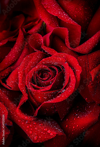 Red roses  photo