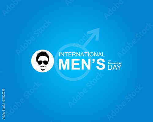 Vector illustration of International men's day. Suitable for backgrounds, posters, banners, etc.