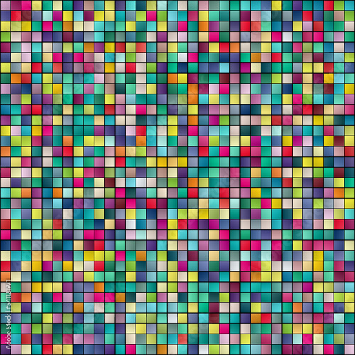 abstract background colorful square mosaic pattern vector illustration