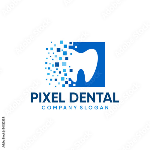 Creative dental clinic logo vector. Abstract dental symbol icon with modern design style