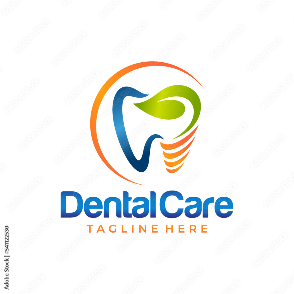 Fototapeta premium Dental Logo Design. Creative Dentist Logo. Dental Clinic Creative Company Vector Logo.
