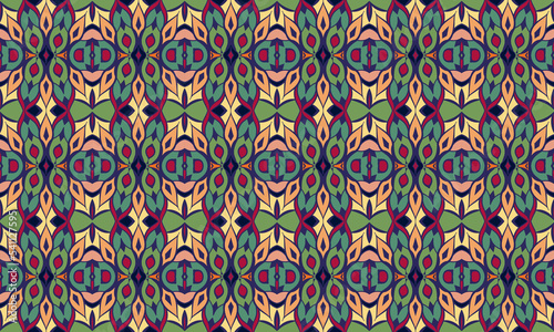 Repeated pattern, saree print pattern design, floral pattern, colorful pattern, textile design, Batiks fabric pattern, indonesia batik, bali batik,  floral repeated pattern, tai dai pattern, 