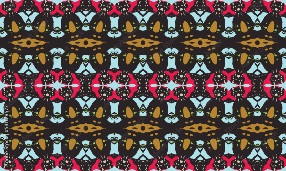 Repeated pattern design, abstract pattern, tribal batik, textile design, Batiks fabric pattern, indonesia batik, bali batik,  floral repeated pattern, tai dai pattern, tie die fabric,