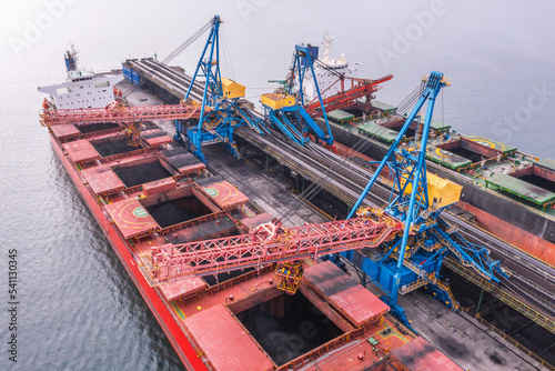 Mooring with ship and technics for an overload of cargoes.