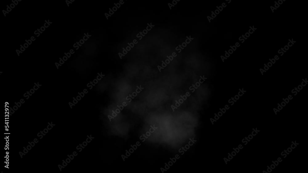 Vapor Smoke Effect - Realistic Animation Loop - Alpha Channel