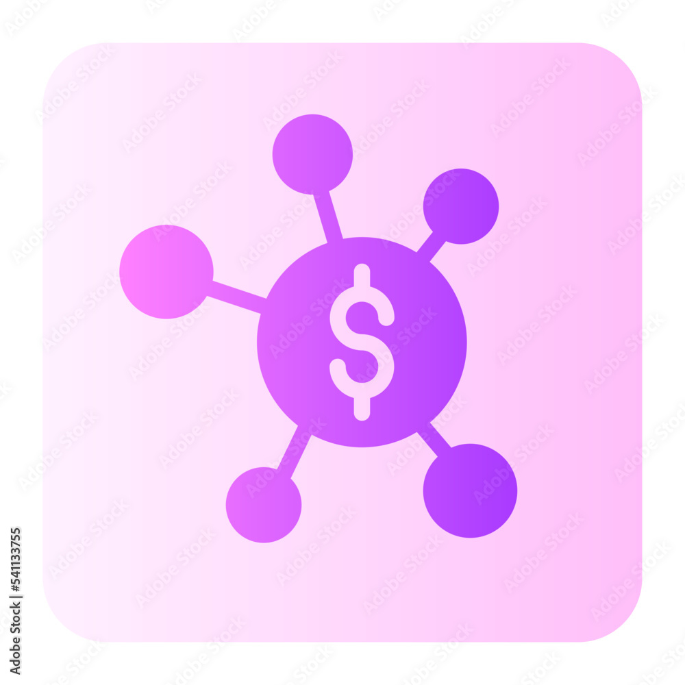 allocation gradient icon allocation gradient icon