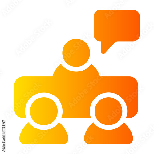 consulting gradient icon
