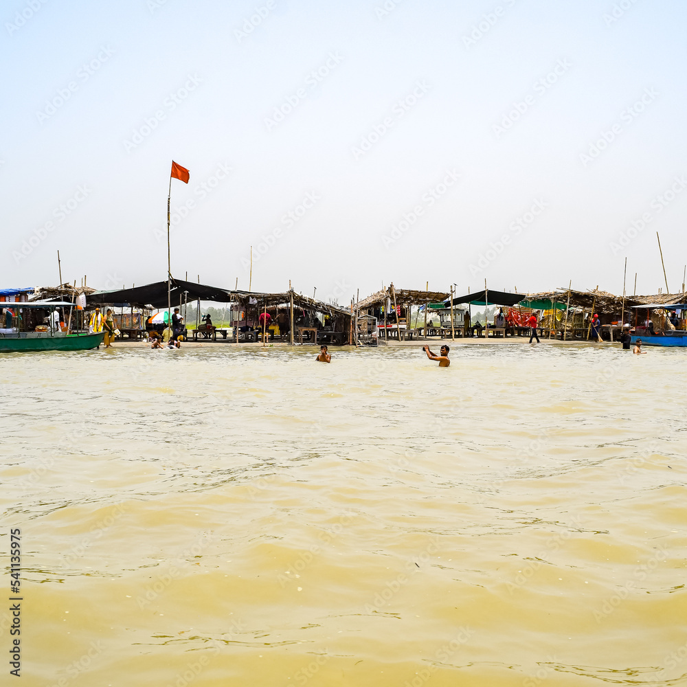 Ganga as seen in Garh Mukteshwar, Uttar Pradesh, India, River Ganga is