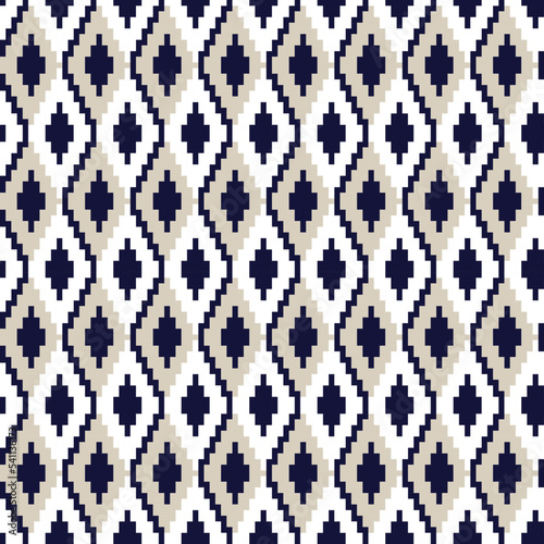 Argyle Fair Isle Seamless Pattern Design