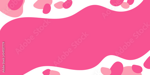 abstract pink and white colored banner