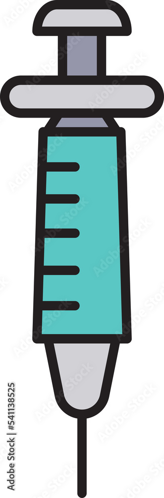 medical syringe icon illustration medical syringe icon illustration