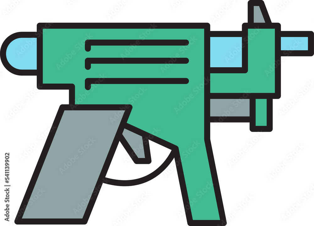 futuristic gun weapon icon futuristic gun weapon icon