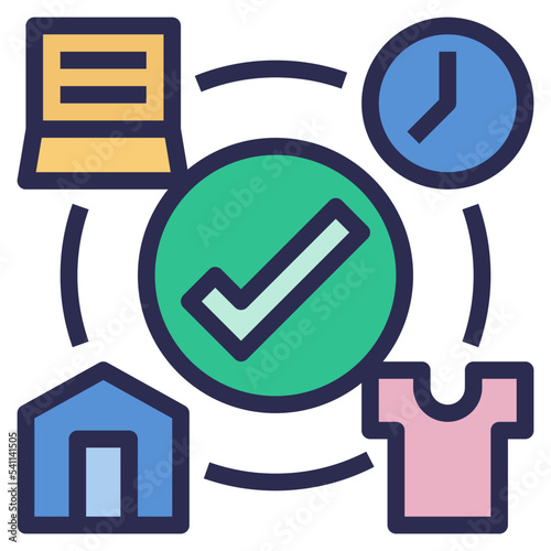 flexible working icon