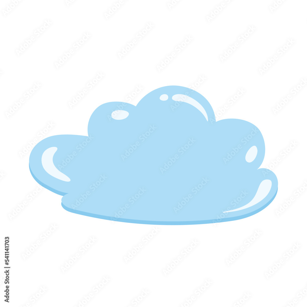 Obraz premium cartoon cloud, bright sky, bubble cloud, cloud template