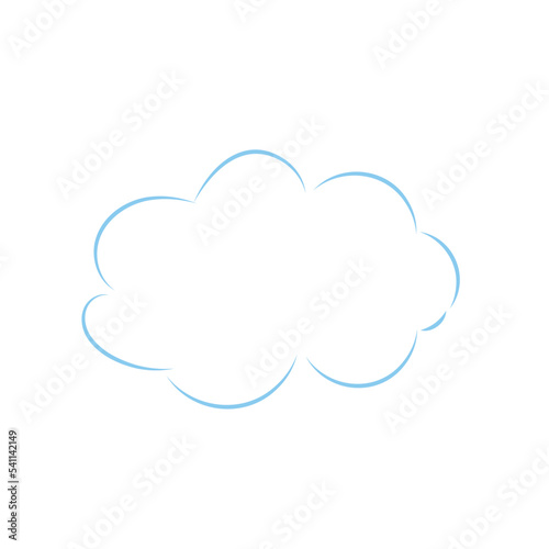 cartoon cloud, bright sky, bubble cloud, cloud template