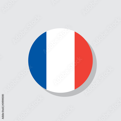 Flag of France flat icon