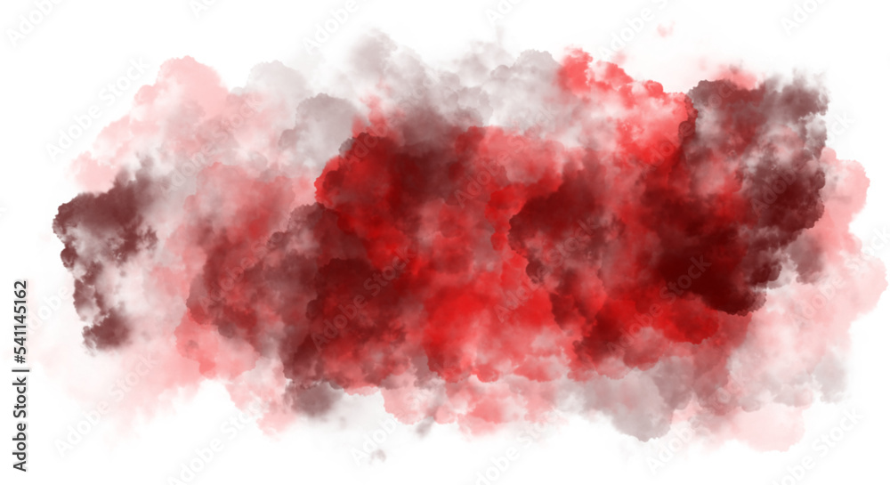 Abstract smoke red misty fog on isolated black background Abstract smoke red misty fog on isolated black background