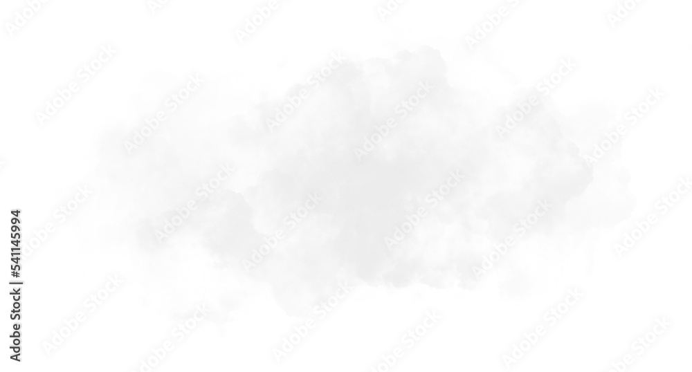 white Smoke isolated on transparent background