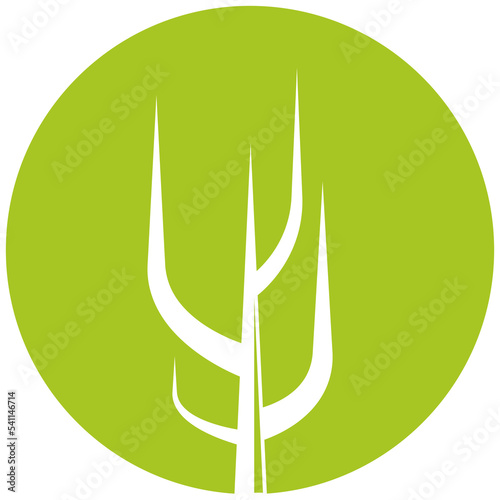 Tree in Circle Button