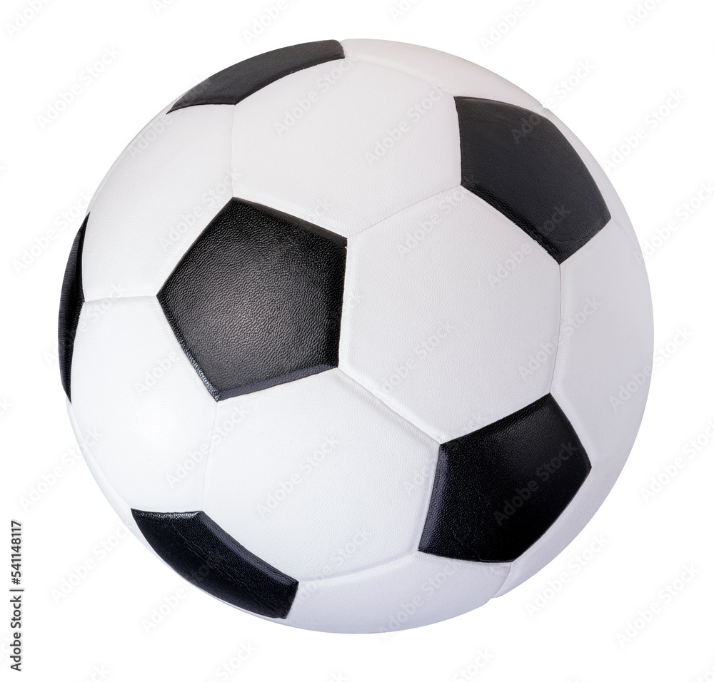 Sports equipment concept, Football or soccer ball on white With clipping path. Sports equipment concept, Football or soccer ball on white With clipping path.