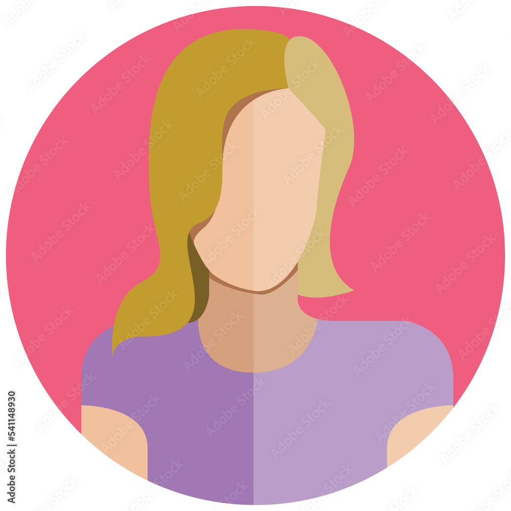 woman avatar in circle button woman avatar in circle button