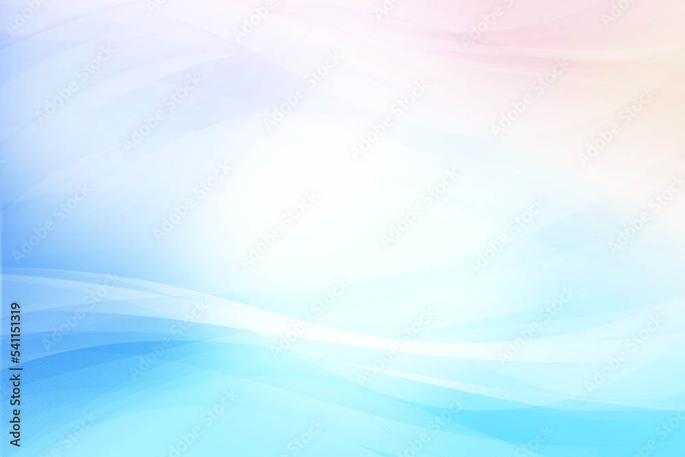 光輝くウェーブ&曲線 パステルカラーの背景 光輝くウェーブ&曲線 パステルカラーの背景