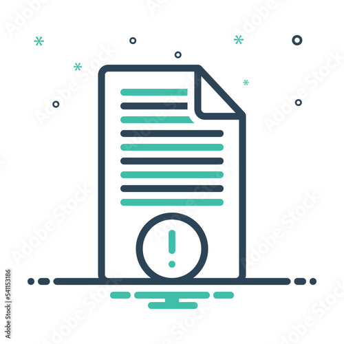 Mix icon for exception