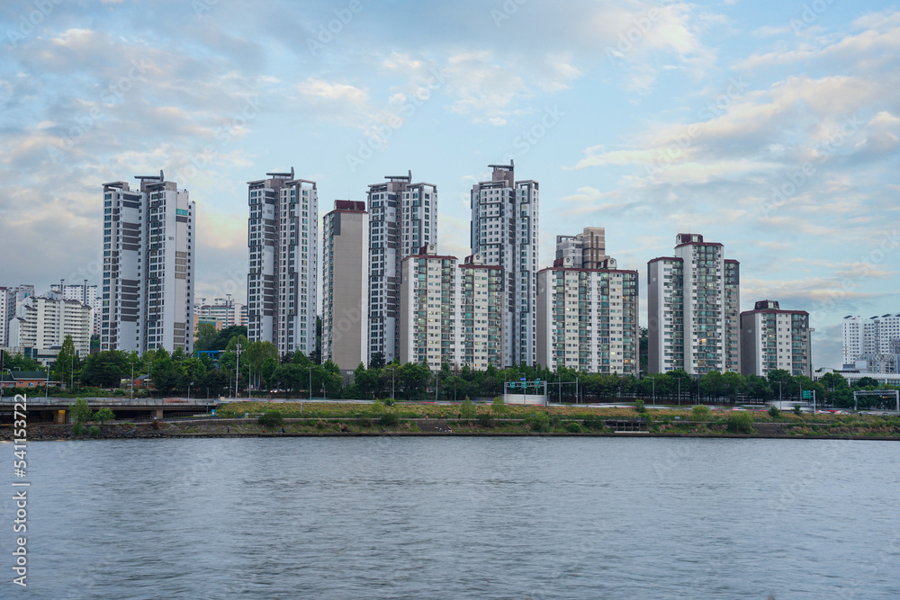 Scenery around Nodeul Island in Seoul, Korea