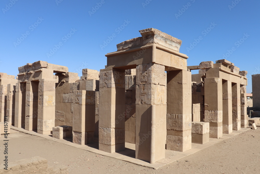 Ancient egyptian temple in Aswan (Satet temple)