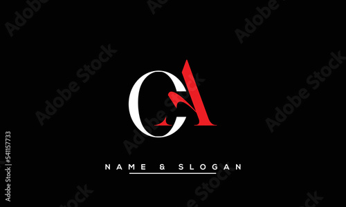 AC,  CA,  A,  C   Abstract  Letters  Logo  Monogram