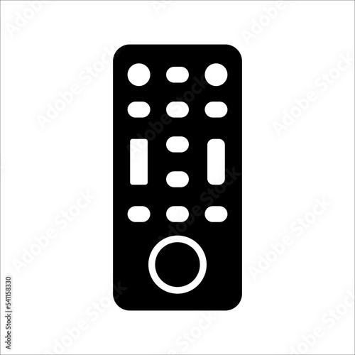 Remote icon. Thin linear remote outline icon isolated on white background from smart home collection. Line vector sign, symbol for web and mobile.