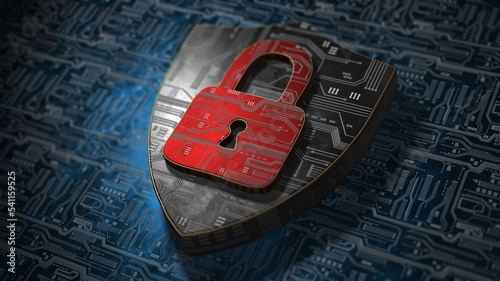 Personal data protection, conceptual illustration