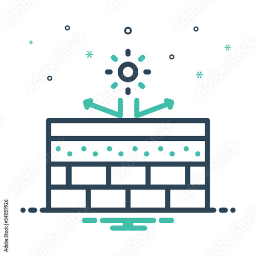 Mix icon for insulation