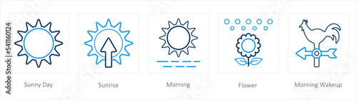 sunny day, sunrise
