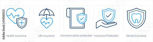 health insurance, life insurance