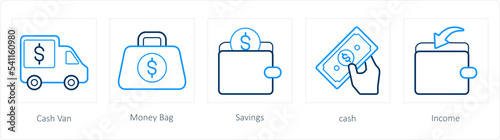 cash van, money bag, savings