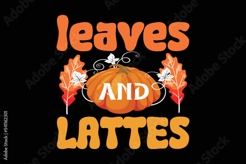 Autumn Fall T Shirt Design Vector