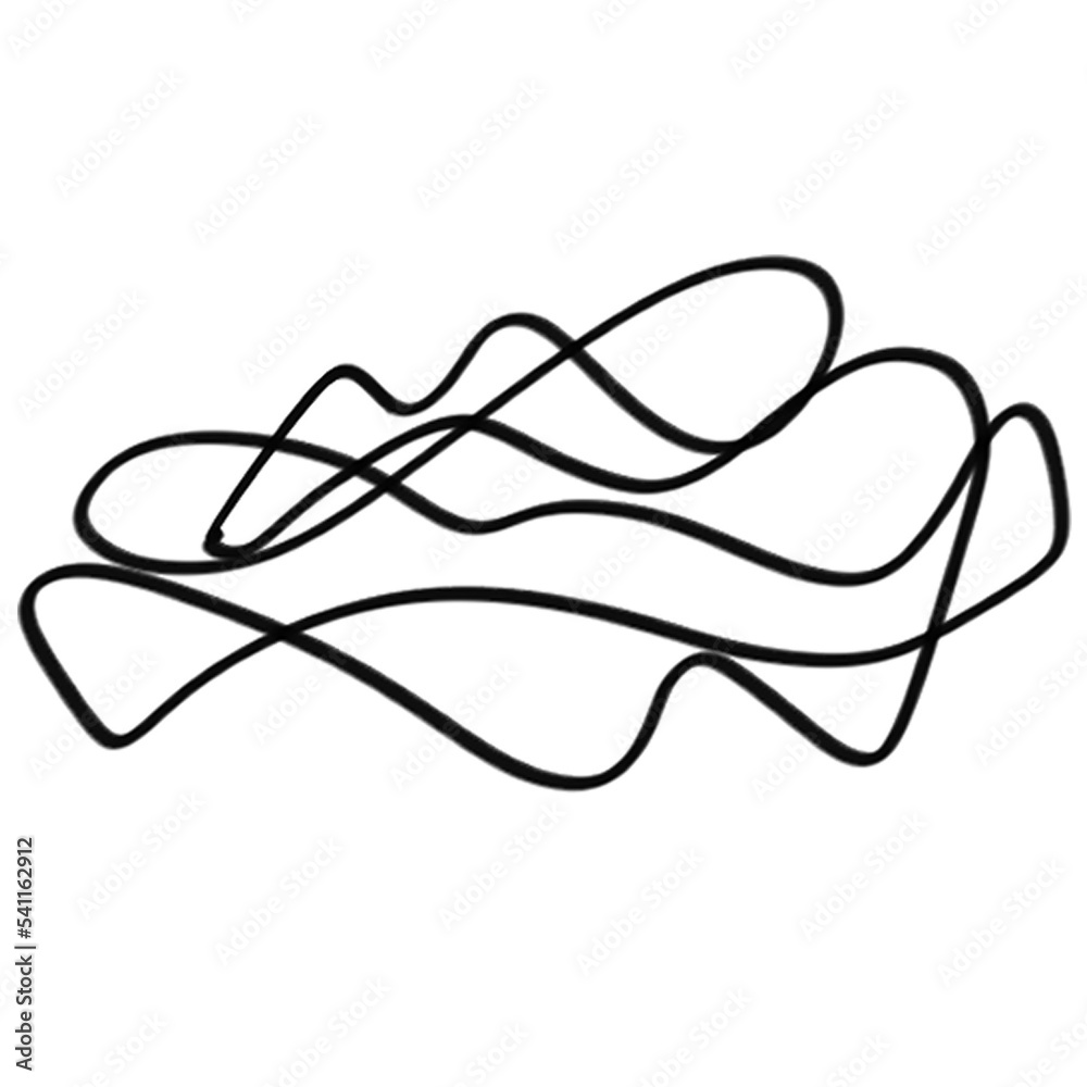 Scribble line hand drawn illustration Scribble line hand drawn illustration