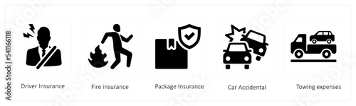 driver insurance, fire and package insurance