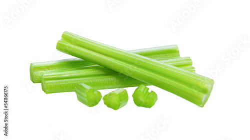 celery isolated on transparent png photo