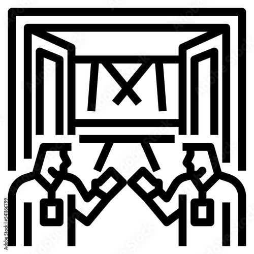 the staff line icon