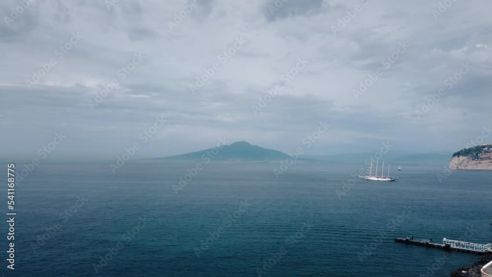 The Amalfi Coast on a leaden day The Amalfi Coast on a leaden day