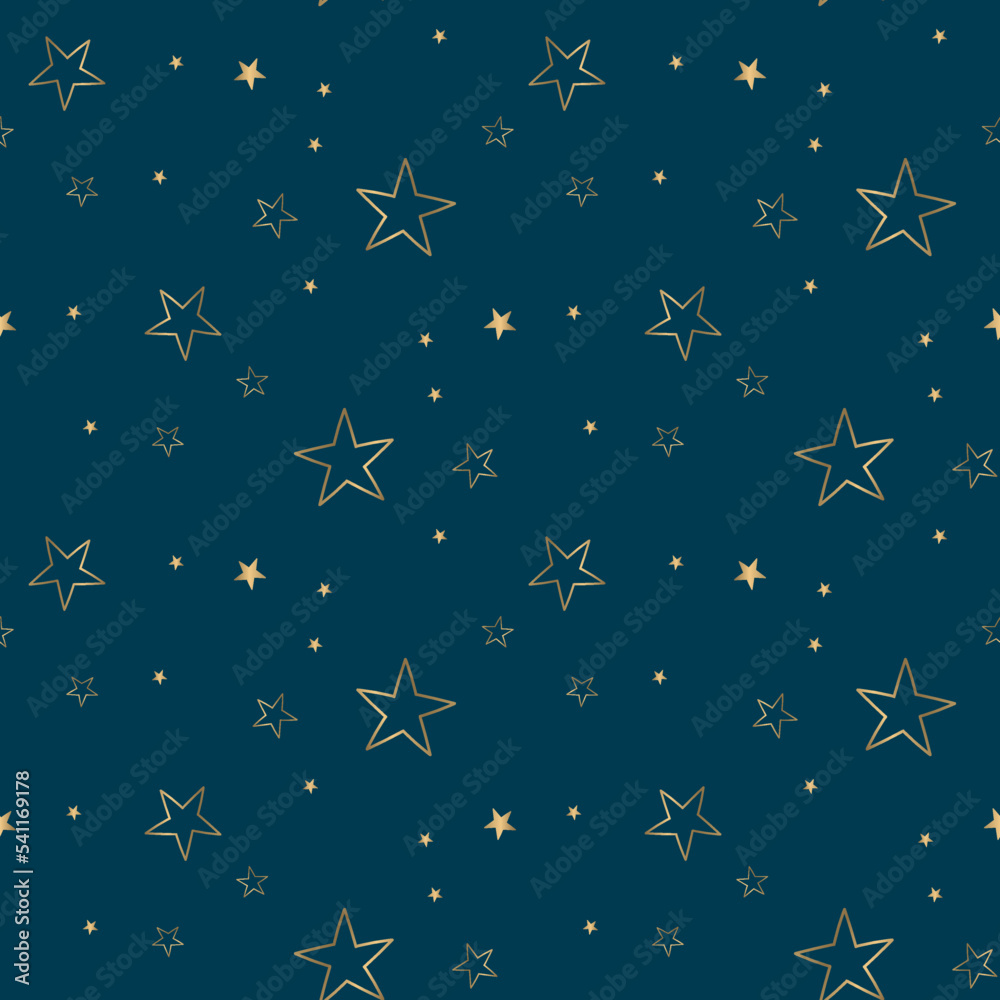 seamless pattern with stars