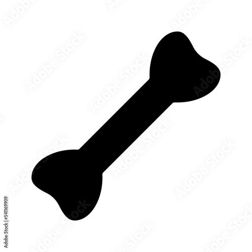 Bones flat icon. Single high quality outline symbol of human body for web design or mobile app color editable