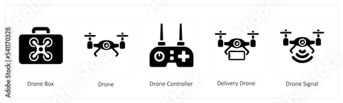 Drone Box, drone and Drone Controller