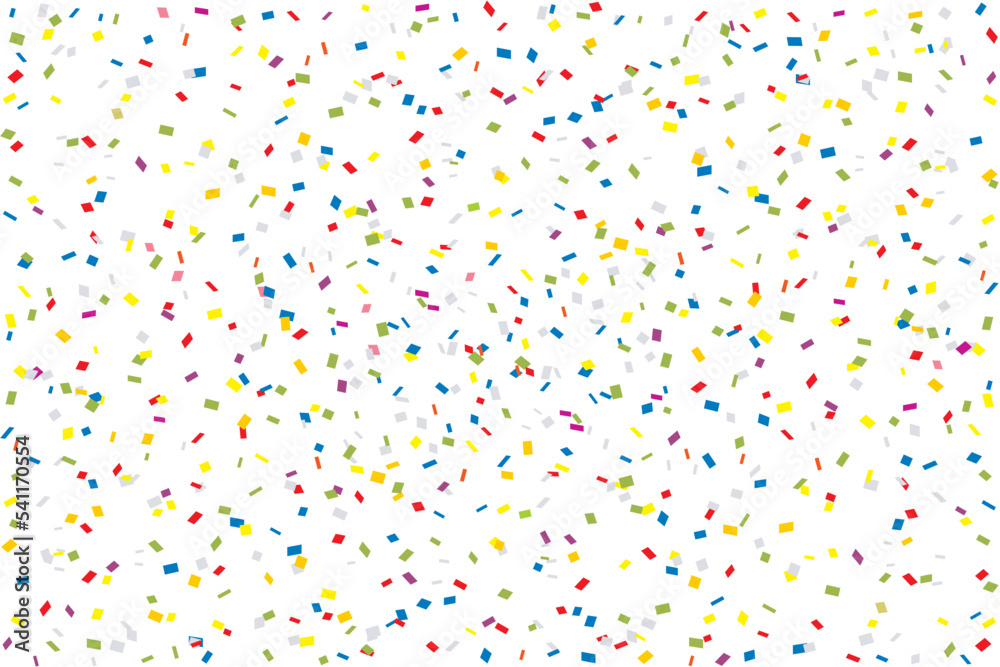 Confetti rain on white background
Confetti rain on white background