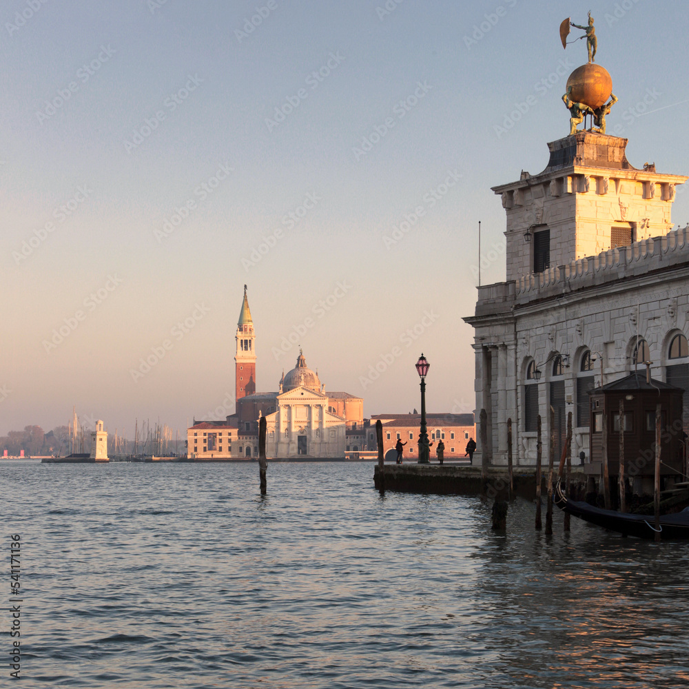 Venezia. Dogana da Mar verso la Cattedrale di San Giorgio Maggiore