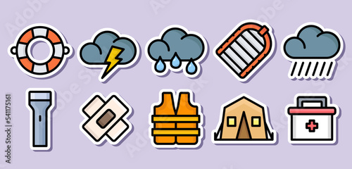 Weather storm thunder tend aid kit medicine safety