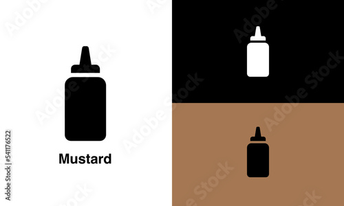 mustard vector icon white background