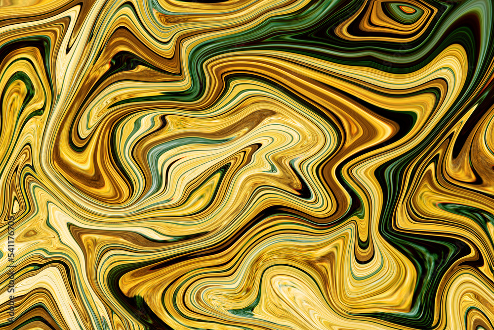 green and gold marble effect  luxury pattern texture background